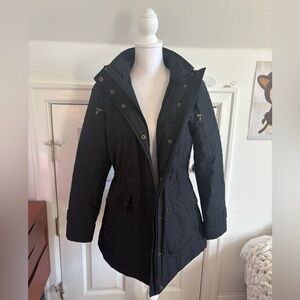 London Fog Women's Black Utility Jacket